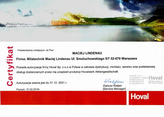 Hoval - autoryzacja